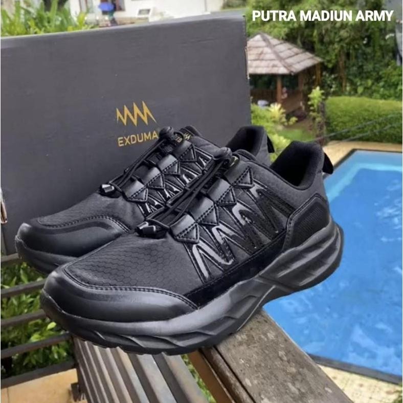 chr sepatu exduma super black sol baru / sepatu exduma tali
