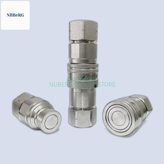 Quick Coupler Hydraulic 1 Inch Flat Face (Oly)