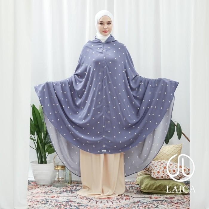 Mukena Laica Rayon Maira 2in1 All Size lembut premium