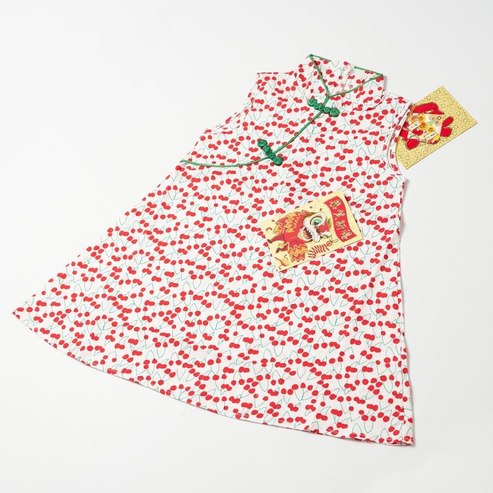 CR - YUAN qipao dress bayi dan anak perempuan / dress imlek anak perempuan lucu / dress cheongsam an