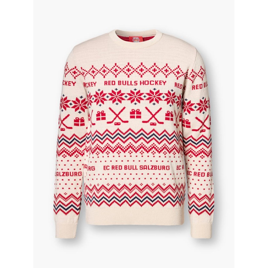 EC Red Bull Salzburg (ECS) 2024 Limited Edition Winter Sweater. Sweater Unisex Pria Wanita