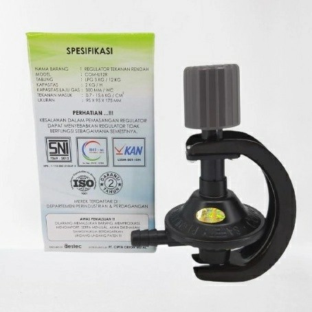 Free Ongkir Regulator Destec Starcam Jepit Putar Capit Aman Tak Goyang Kompor Gas
