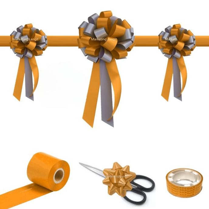 

|| PROMO ~`~ Gunting Pita Paket Hiasan Grand Opening Peresmian Pembukaan Launching ||~~~