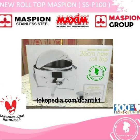 ROLL TOP MASPION - PRASMANAN BULAT - STAINLESS STEEL SS-P100 LA