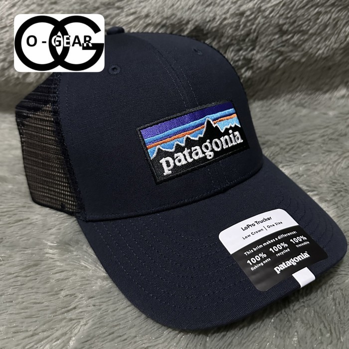 Patagonia P6 Logo LoPro trucker hat cap original topi jaring outdoor