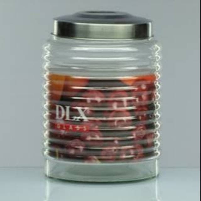 Toples Kaca Besar Ulir Dlx Glass Kamma 1 Tp-25 Volume 15 Liter Surabay