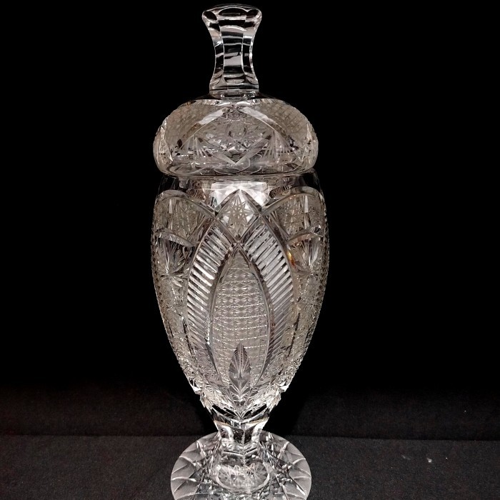 Toples Kristal Bohemia Pajangan Antik Eropa D153