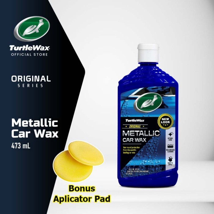 Turtle Wax Metallic Wax Poles Pengkilap Mobil, Motor, Helm