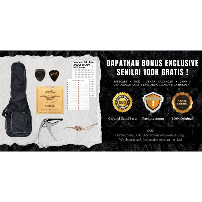 Gitar Akustik 3/4 Cort Mini Custom Junior Hitam Fullset Elektrik