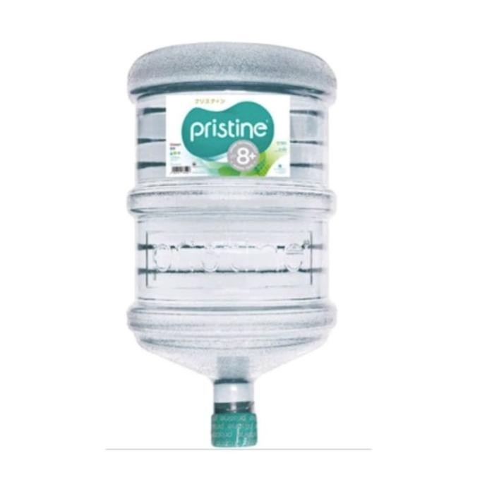 Baru Air Mineral Pristine 8+ 19 Liter (Galon + Air) Mineral Water