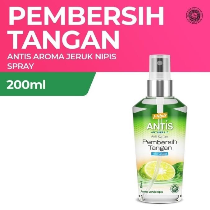 

SALE! ANTIS HAND SANITIZER JERUK NIPIS SPRAY 200 ML / HAND SANITIZER ANTIS