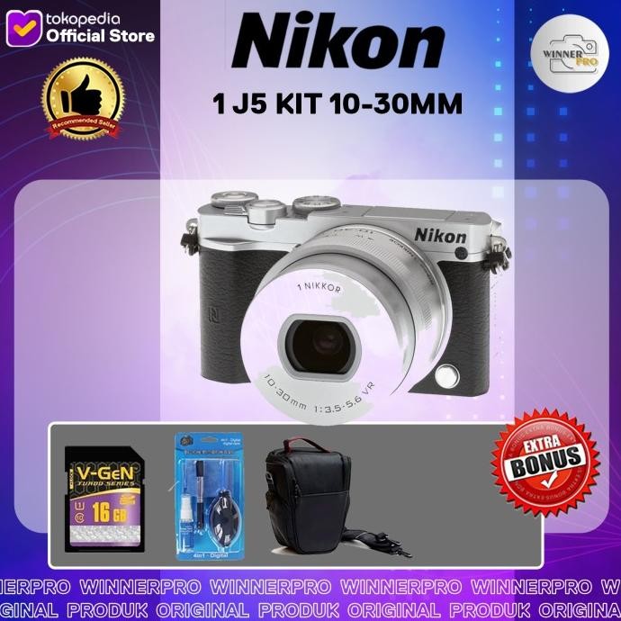 Nikon 1 J5 Silver Kit 10-30Mm / Nikon 1 J5 Kit 10-30Mm / Nikon1 J5