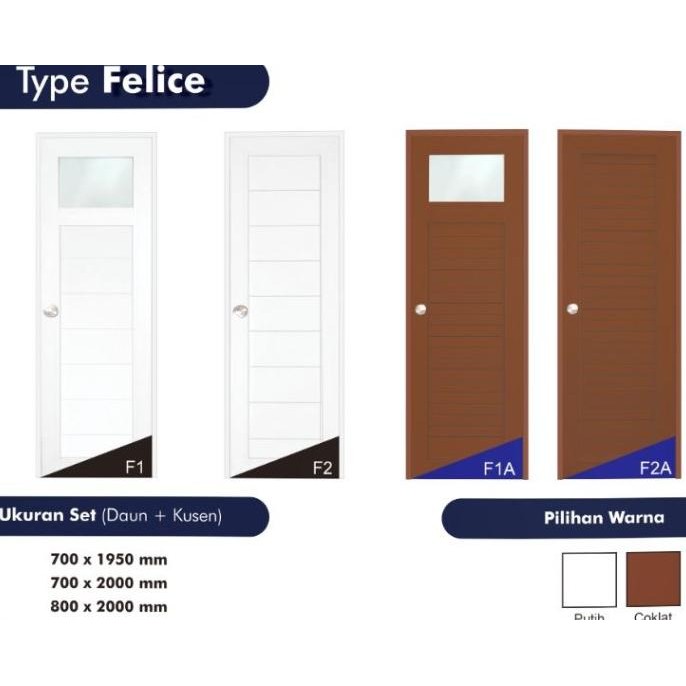 Produk Baru Pintu uPVC S-Plus Type Felice