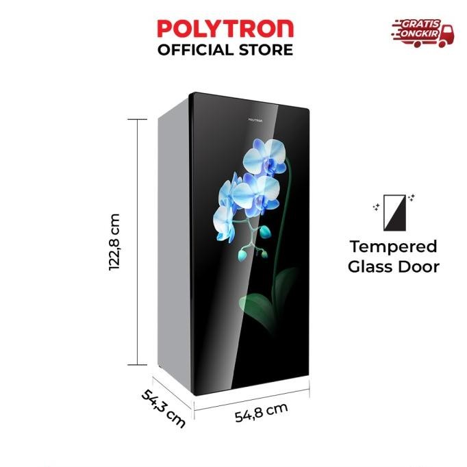 Polytron Kulkas 1 Pintu Belleza 180 Liter Pra 18