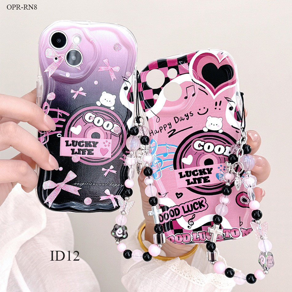 Casing Hp Untuk OPPO Reno 14F 13F 11 11F 10 8 8T 7 7Z 8Z 6 5 5F 4 4F R15 R17 Pro 4G 5G Tali Cassing 