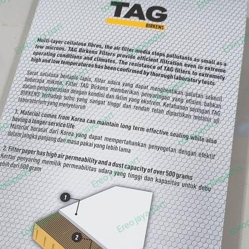 Promo Air Filter Saringan udara Toyota Starlet EP70 EP80 COD