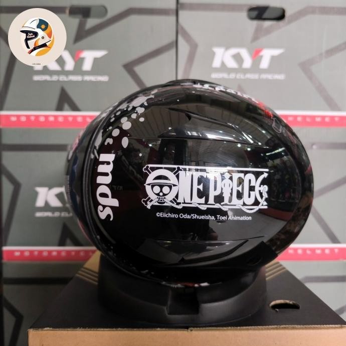 Terlaris Helm Half Face Anak Anak Mds Sport R3 Junior Motif Anime One Piece #1 Black