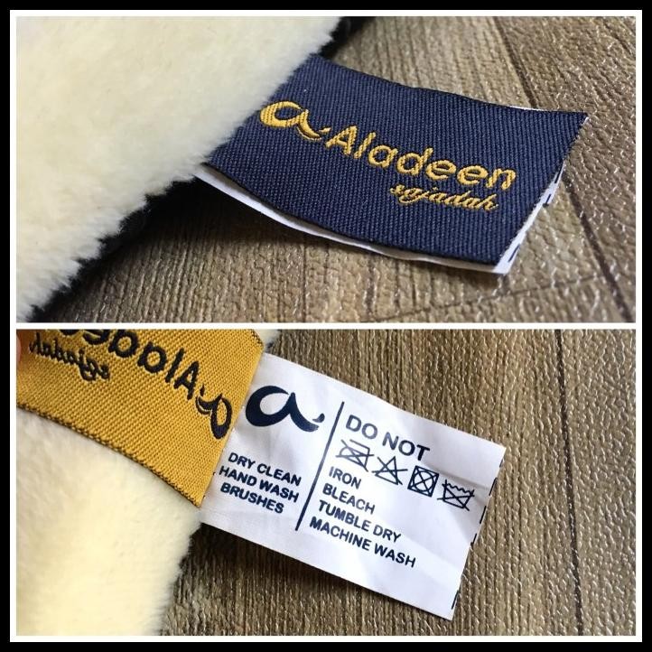 terbaru sajadah polos tebal bulu tipis putih krem aladeen - dewasa gratis tas best seller