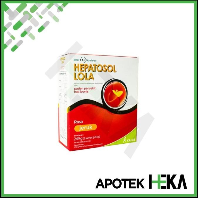 

SALE! HEPATOSOL LOLA JERUK 249 GRAM - NUTRISI KESEHATAN HATI SPESIFIK