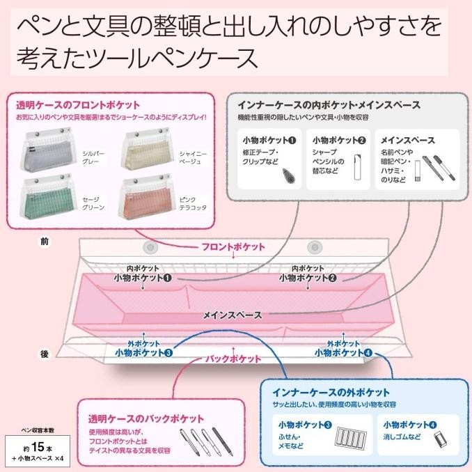 

Kokuyo Piiip Tool Pen Case Transparent Pouch Kotak Pensil Serbaguna Original Dan Terpercaya