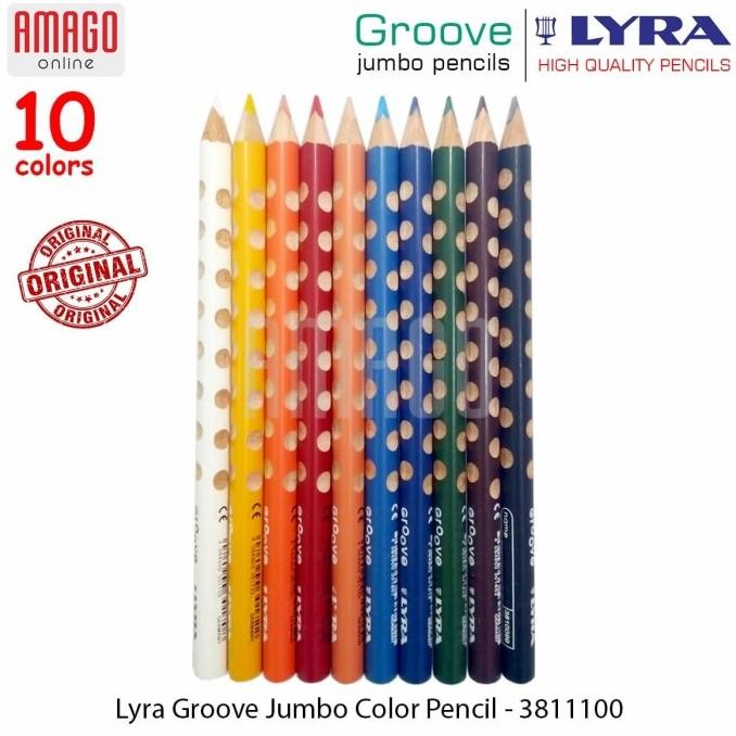 

Lyra Groove - Color Pencil - Box 10 Colors - 3811100 Original Dan Terpercaya