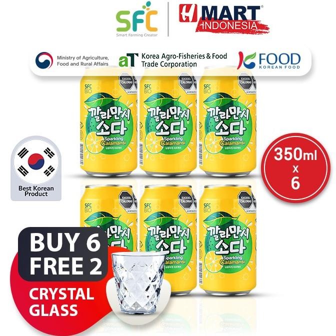 

SALE! SFC SPARKLING CALAMANSI - MINUMAN RASA JERUK CALAMANSI BERKARBONASI 350ML 1 PACK (ISI 6PCS)