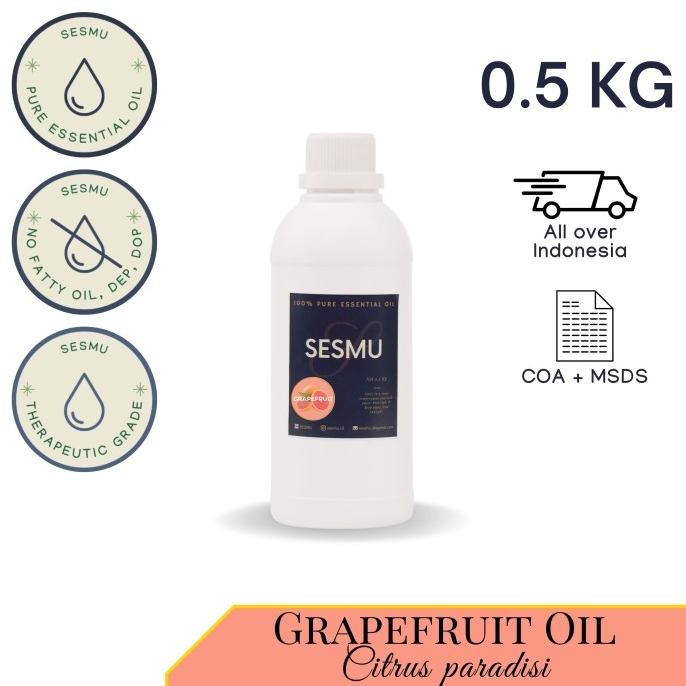 

SALE! 500 GR / 500 ML GRAPEFRUIT (JERUK LIMAU GEDANG) 100% PURE ESSENTIAL OI