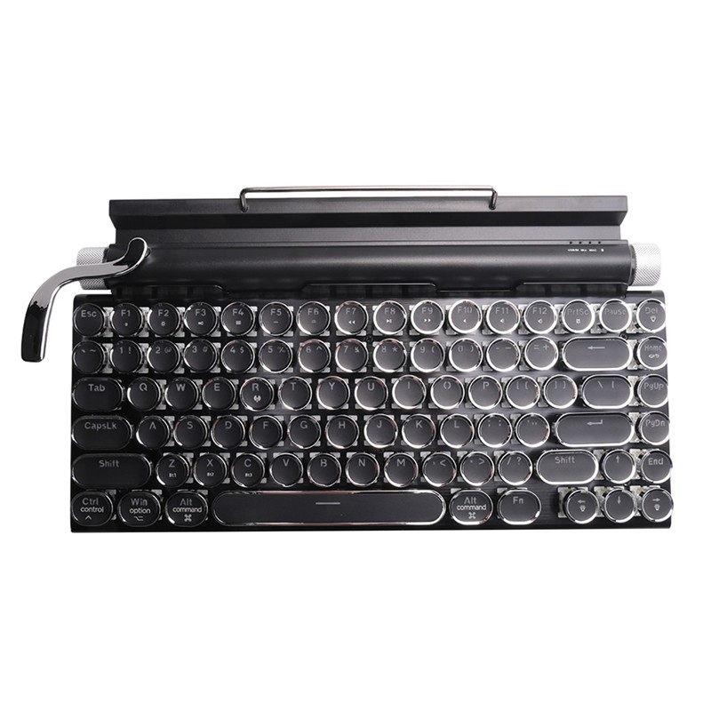 Retro Typewriter Keyboard Wiress Bluetooth Keyboard USB