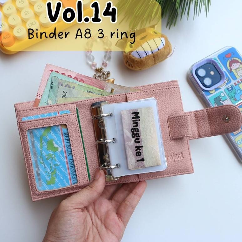 

ANGELO READY VOL 14 BINDER DOMPET NI A8 RING 3 BINDER ANGGARAN HARIAN RUMAH TANGGA