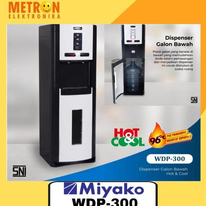 Miyako Wdp-300 H Dispenser / Galon Bawah / Wdp300H