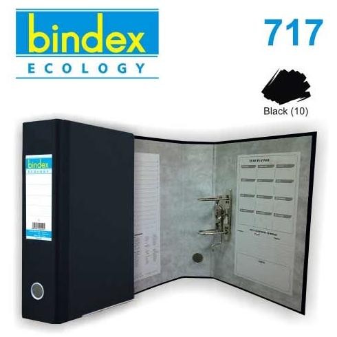 

RUBYSU ORDNER BINDEX 717 FOLIO 75 MM - HITAM (DUS ISI 12 PCS)