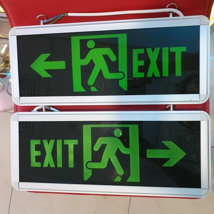 Lampu Exit Lampu Emergency Exit Lari Lampu Darurat