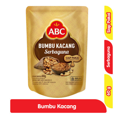 

ABC Saus Bumbu Kacang Serbaguna Pouch 60 g