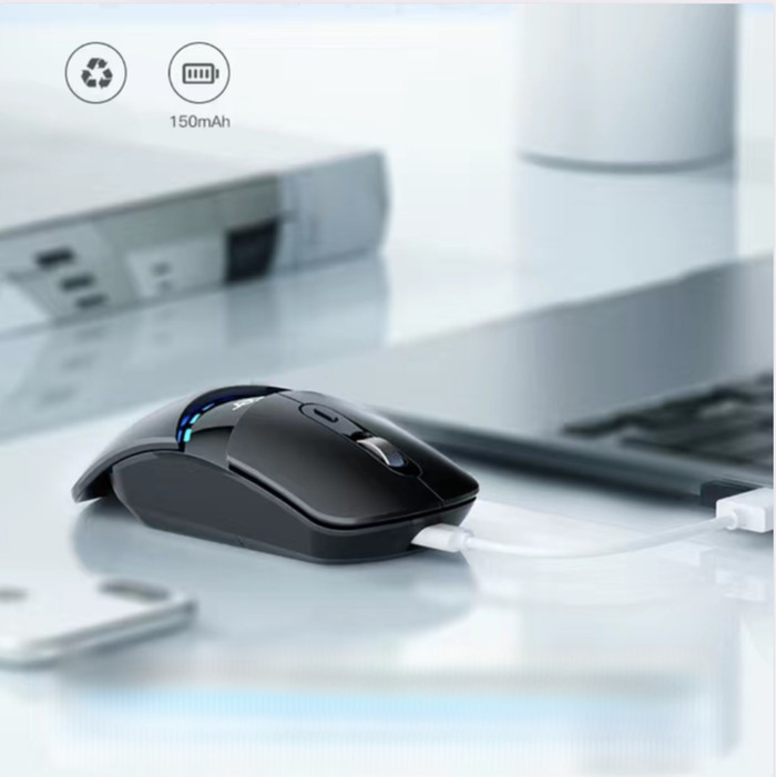 ACER Wireless Bluetooth Rechargeable Mouse OMR211 - Hitam