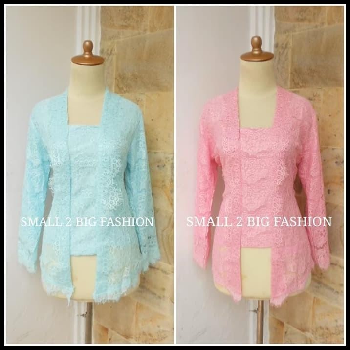 Kebaya Putih Lengan Panjang / Kebaya Bordir Putih / Kebaya Katun Sari Best Seller