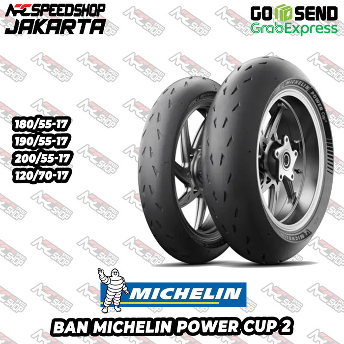 Ban Michelin POWER CUP 2 180 55 R17 180/55-17 190 55 R17 190/55-17 200 55 R17 200/55-17 120 70 R17