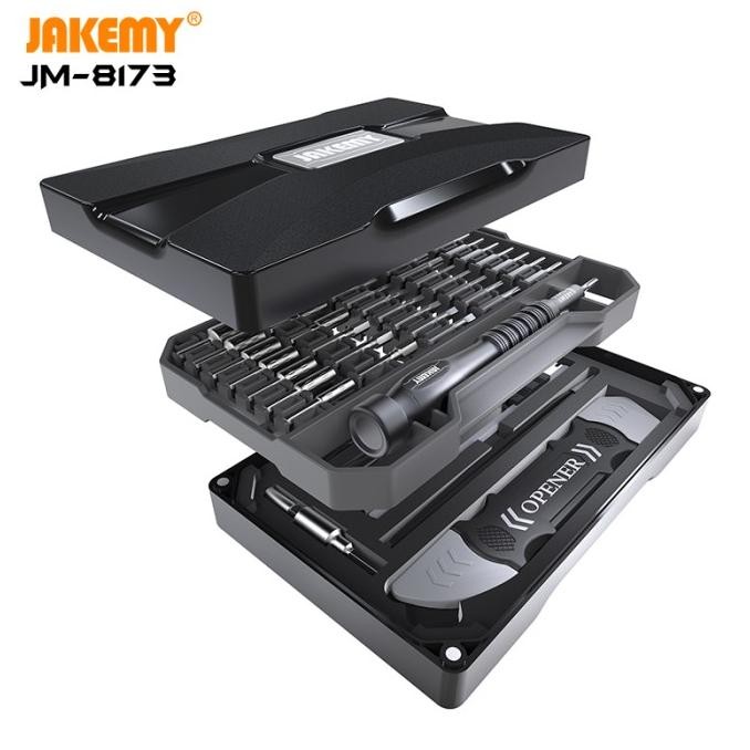 Jakemy JM-8173 69 in 1 Obeng Set Handphone Laptop Jam Tangan Tri-wing