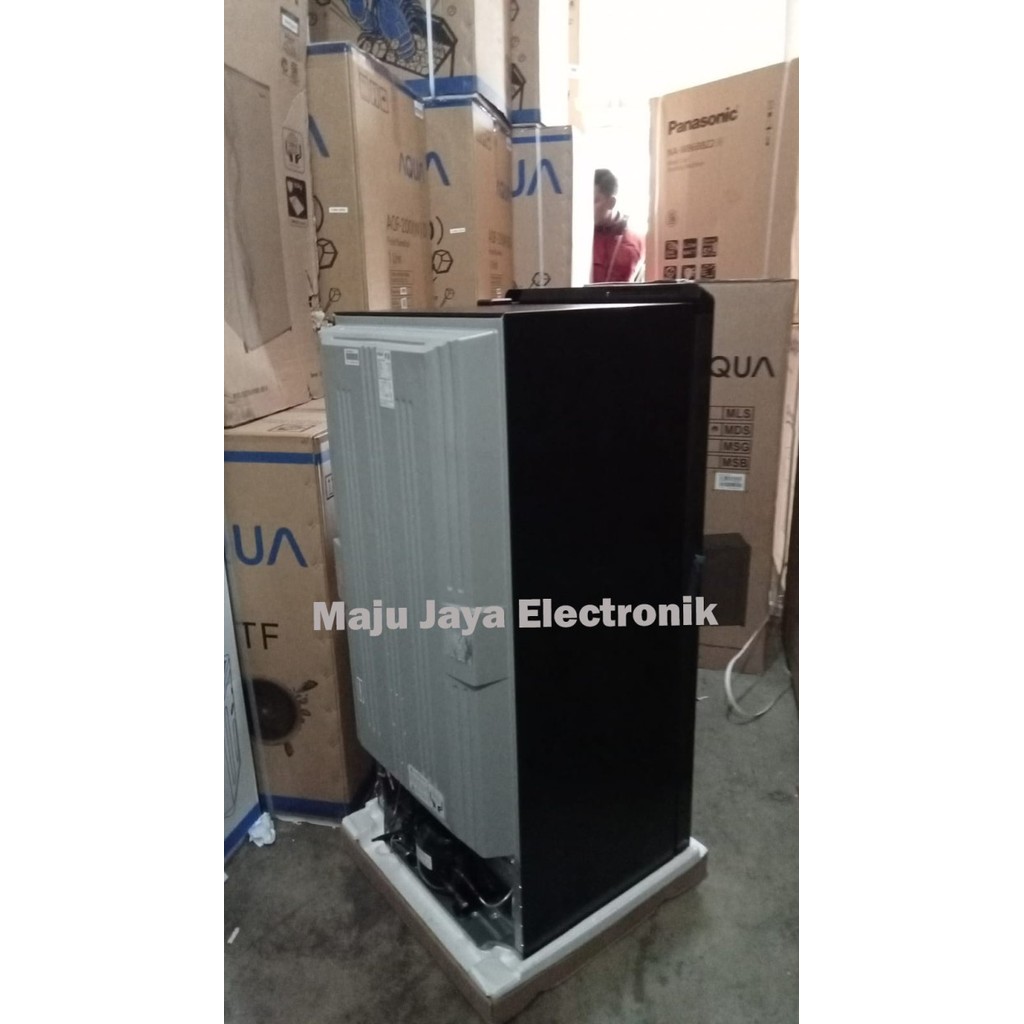 Kulkas 1 Pintu Aqua AQR D191 LK/LS FREZER Besar Motif Bunga Anti Gores