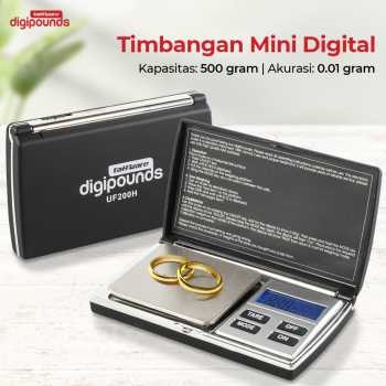 

Taffware Digipounds Timbangan Emas Mini Digital Multifungsi 500g 0.01g