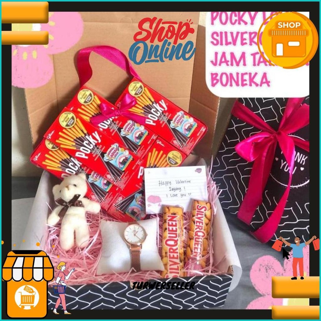 

Miffglow - Ready Stock Pocky Love Hampers Valentine Hampers Pocky Love Hampers Coklat Silverqueen Hampers Lebaran Hampers Ulang Tahun Kado Ulang Tahun Kado Aniversarry Hampers Aniv Kado Aniv Terlaris