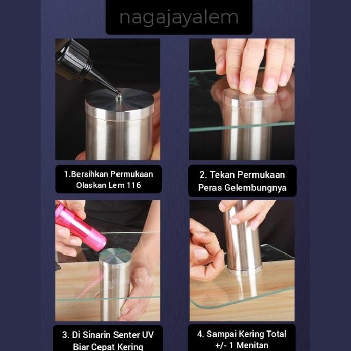 

Lem Uv Akrilik 116/Lem Inlay/Lem Pvc/Lem Pc/Lem Sinar/Acrylic Glue Original Dan Terpercaya