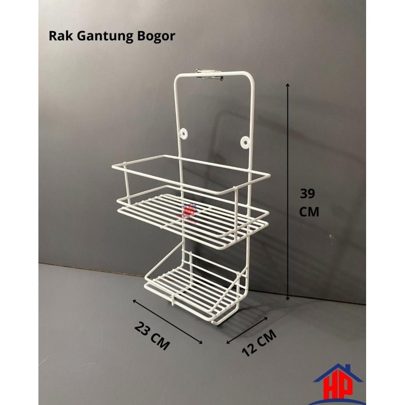 BARANG TERLARIS Rak Gantung Serbaguna / Rak Dapur / Rak Kamar Mandi / Rak Sabun (FREE BAUT & PISER)