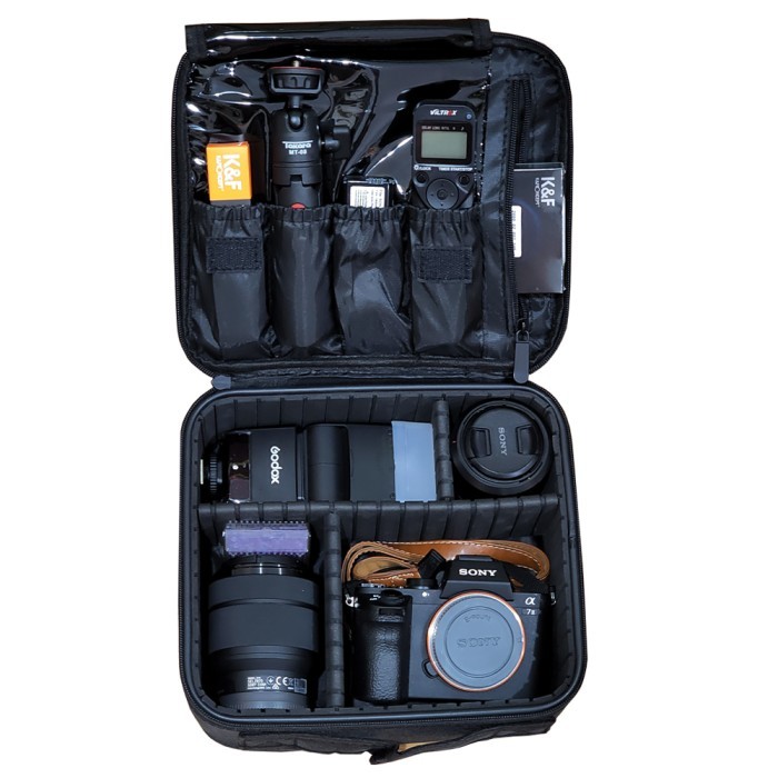 Tas Hardcase Kamera - Drone- Action Cam Gopro with Partition - HC2420