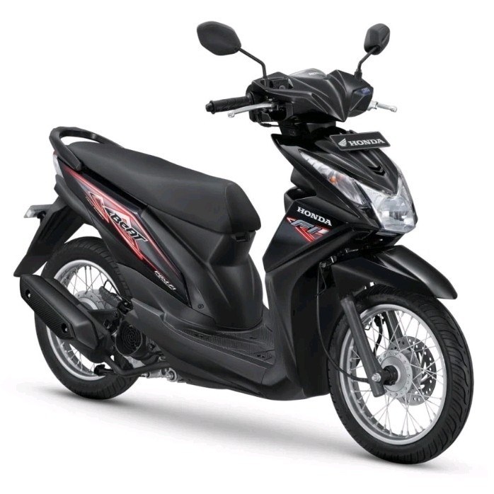 cover tameng body depan beat fi 2012-2014 hitam original