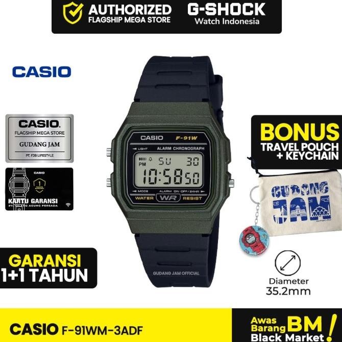 Casio General F-91Wm-3Adf F-91Wm F-91 F91Wm F 91Wm