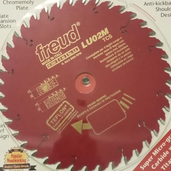 Berkualitas Freud 10 Inch Mata 40 Lobang As 30 Mm