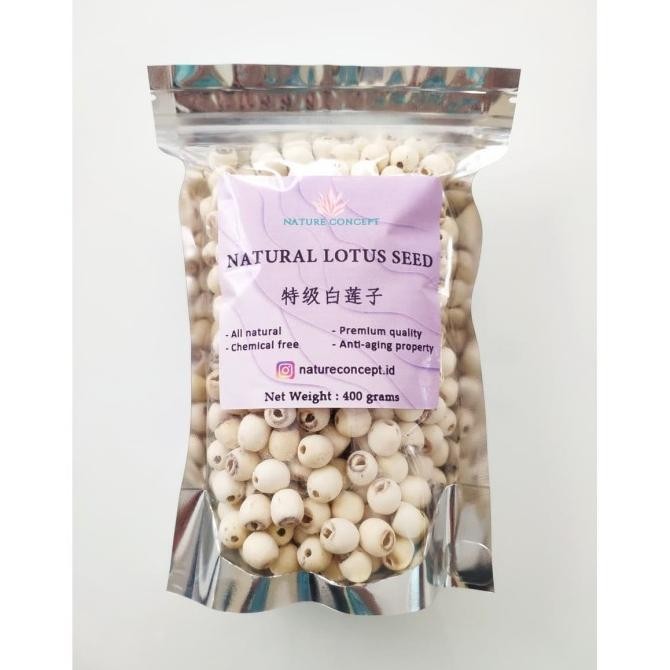 

THEO LOTUS SEED BIJI TERATAI MAKANAN DIET SEHAT ALA ORGANIK 400 GRAMS