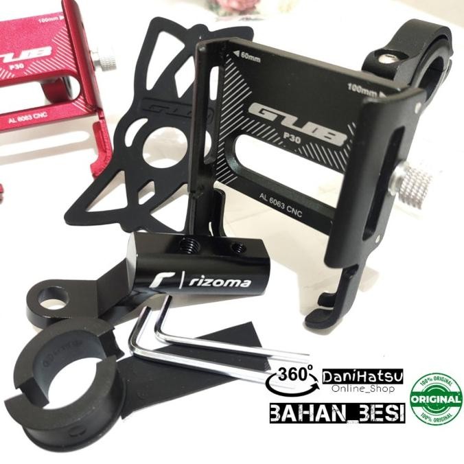 Phone Holder Hp Motor Besi Nmax Vario Beat Adv Pcx Gub P30 Waterproof