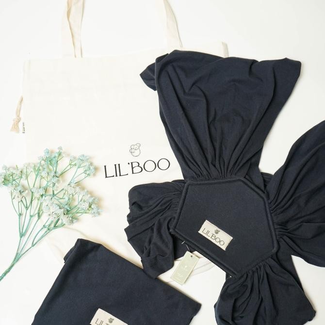 Lil Boo Instant Baby Wrap Navy/ Gendongan Bayi Instan M-Shape