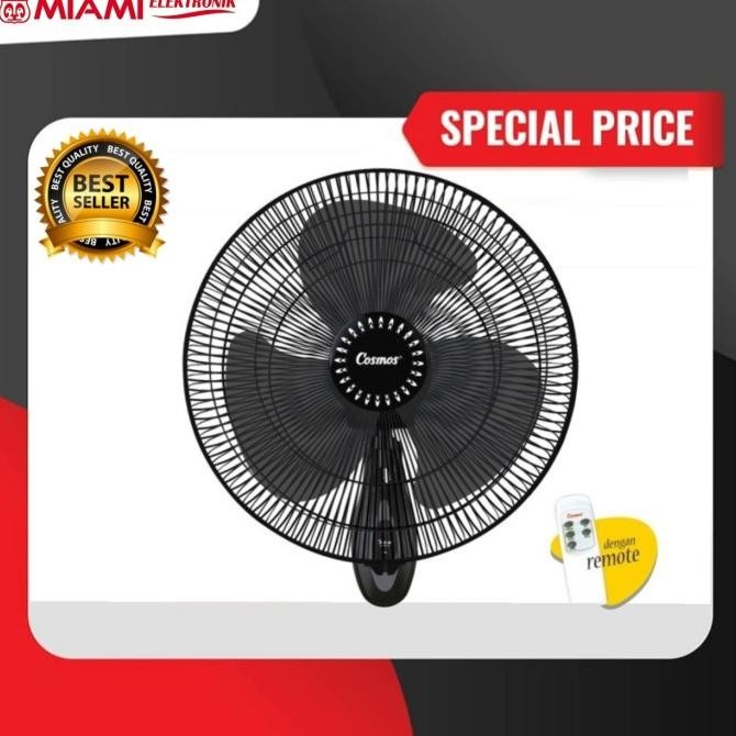 Wall Fan Cosmos 16Wfgr / Kipas Angin Dinding Cosmos 16 Wfgr Remot